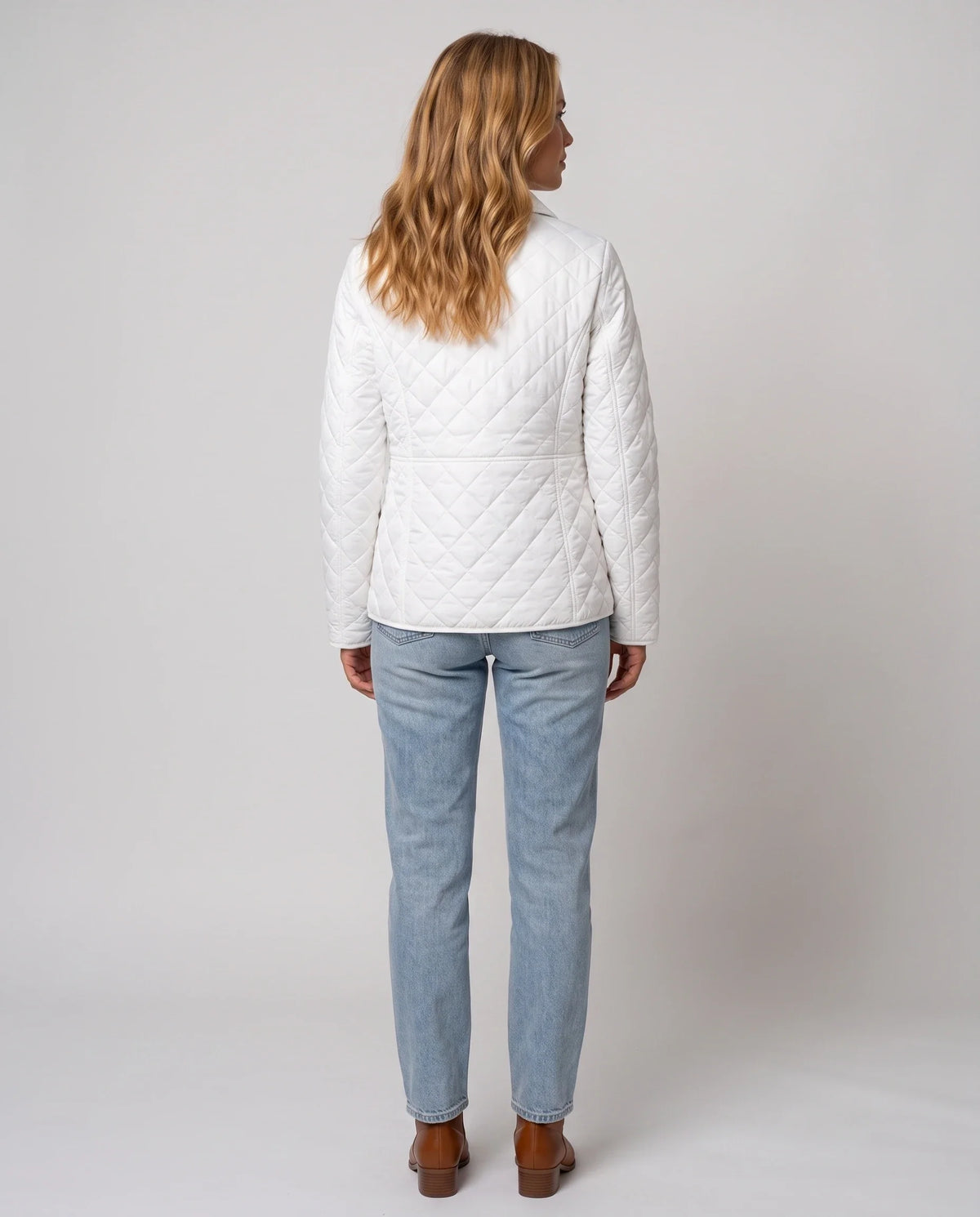 Veste matelassée à col chemise