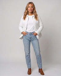 Veste matelassée à col chemise