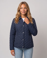 Veste matelassée à col chemise