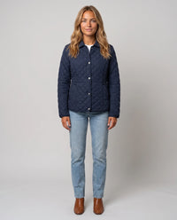 Veste matelassée à col chemise