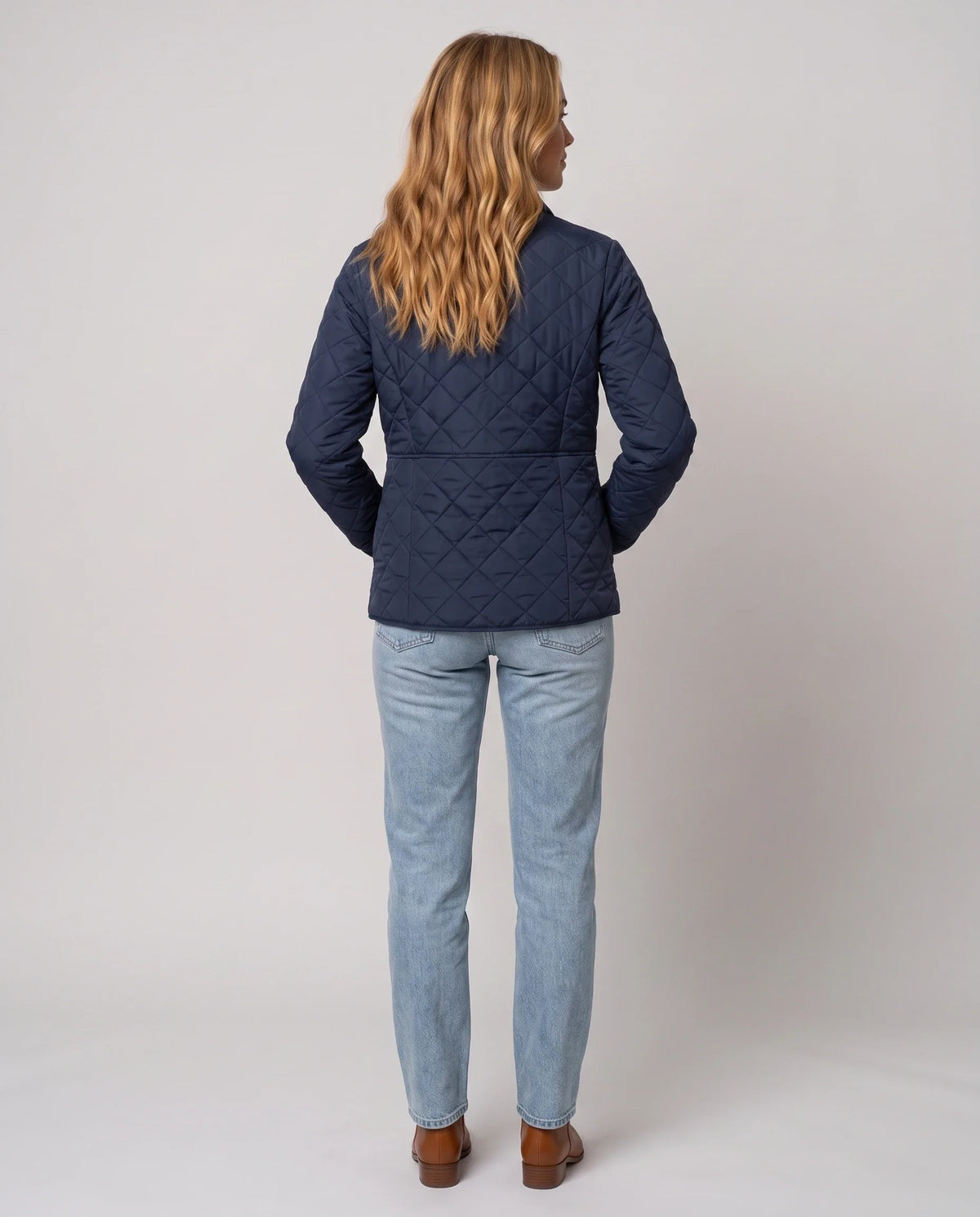 Veste matelassée à col chemise