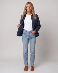 Veste matelassée à col chemise
