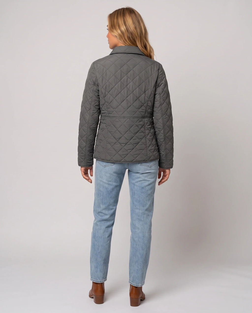 Veste matelassée à col chemise