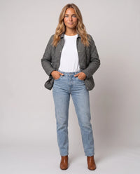 Veste matelassée à col chemise