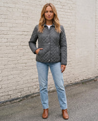 Veste matelassée à col chemise