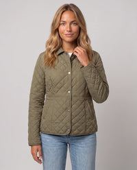 Veste matelassée à col chemise