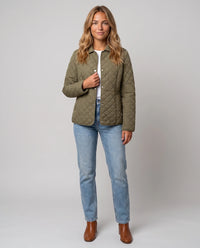 Veste matelassée à col chemise