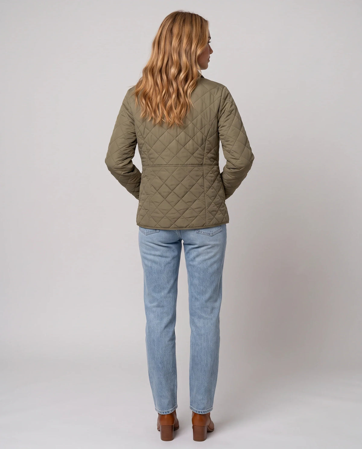 Veste matelassée à col chemise