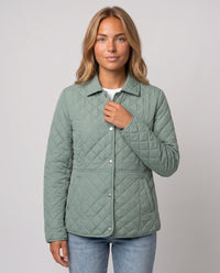 Veste matelassée à col chemise