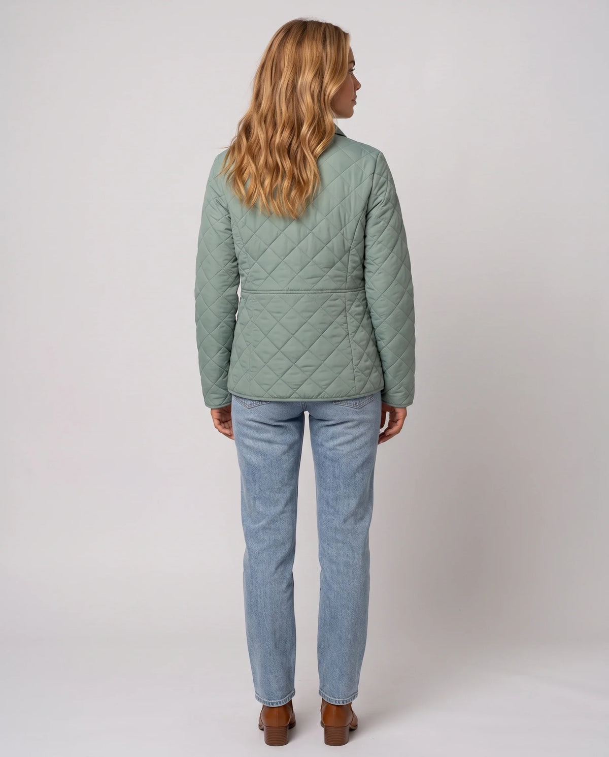 Veste matelassée à col chemise