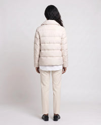 Veste matelassée courte à col tailleur