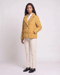Veste matelassée courte à col tailleur