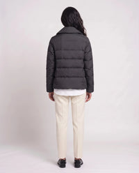 Veste matelassée courte à col tailleur