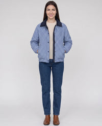 Veste matelassée réversible vichy
