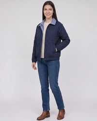 Veste matelassée réversible vichy