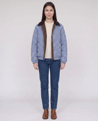 Veste matelassée réversible vichy